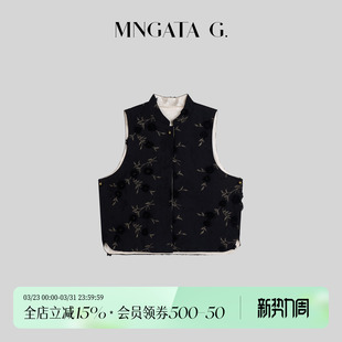 新中式 夏季 风休闲百搭马甲 镜花瑶 宫小妍