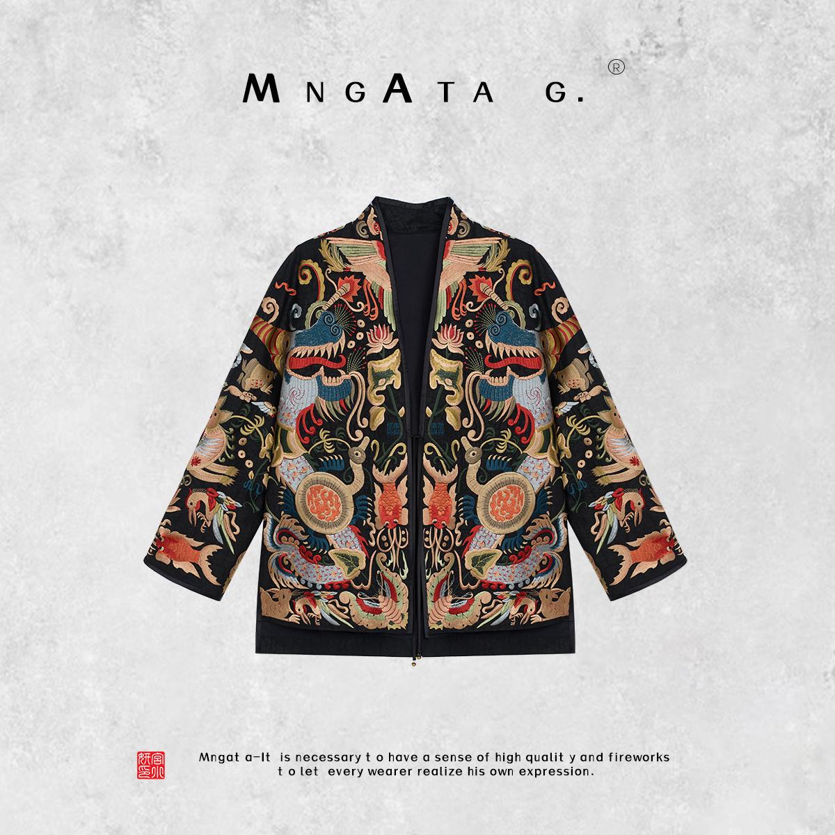 曼加塔宫小研中式国风外套