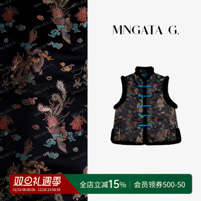 曼加塔【曼奢·小主驾到】限量新中式中国风马甲5080173