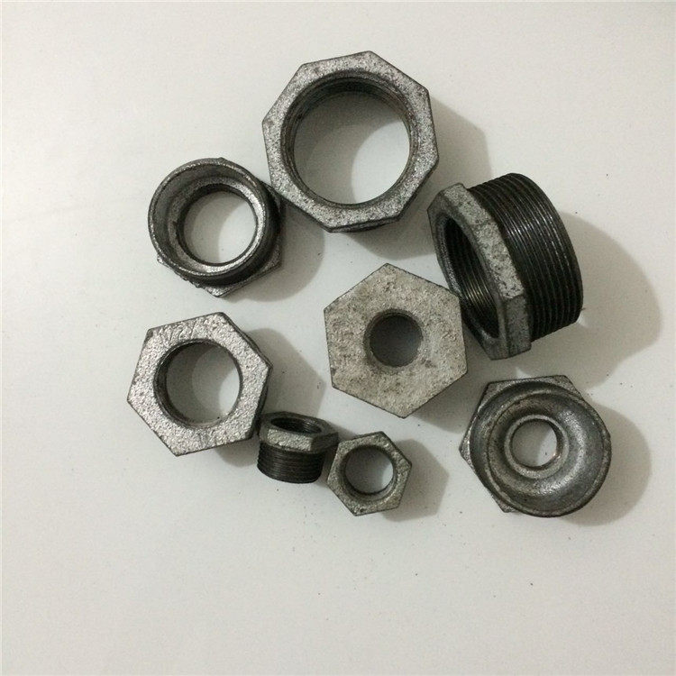 铁水管灯具配件110变50变1.2寸变1寸变6分变4分转化变径补芯接头