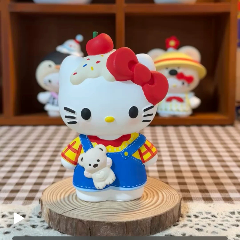 KT猫香薰石膏娃娃白胚儿童hellokitty猫涂鸦手工彩绘玩具礼物摆件