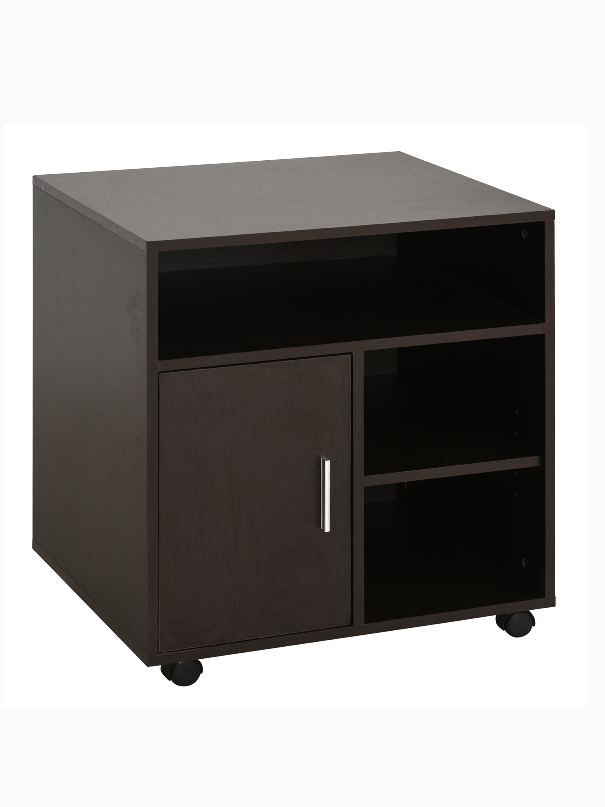 木质大型打印机柜储物柜a3复印机矮柜佳能惠普底座文件柜可移动