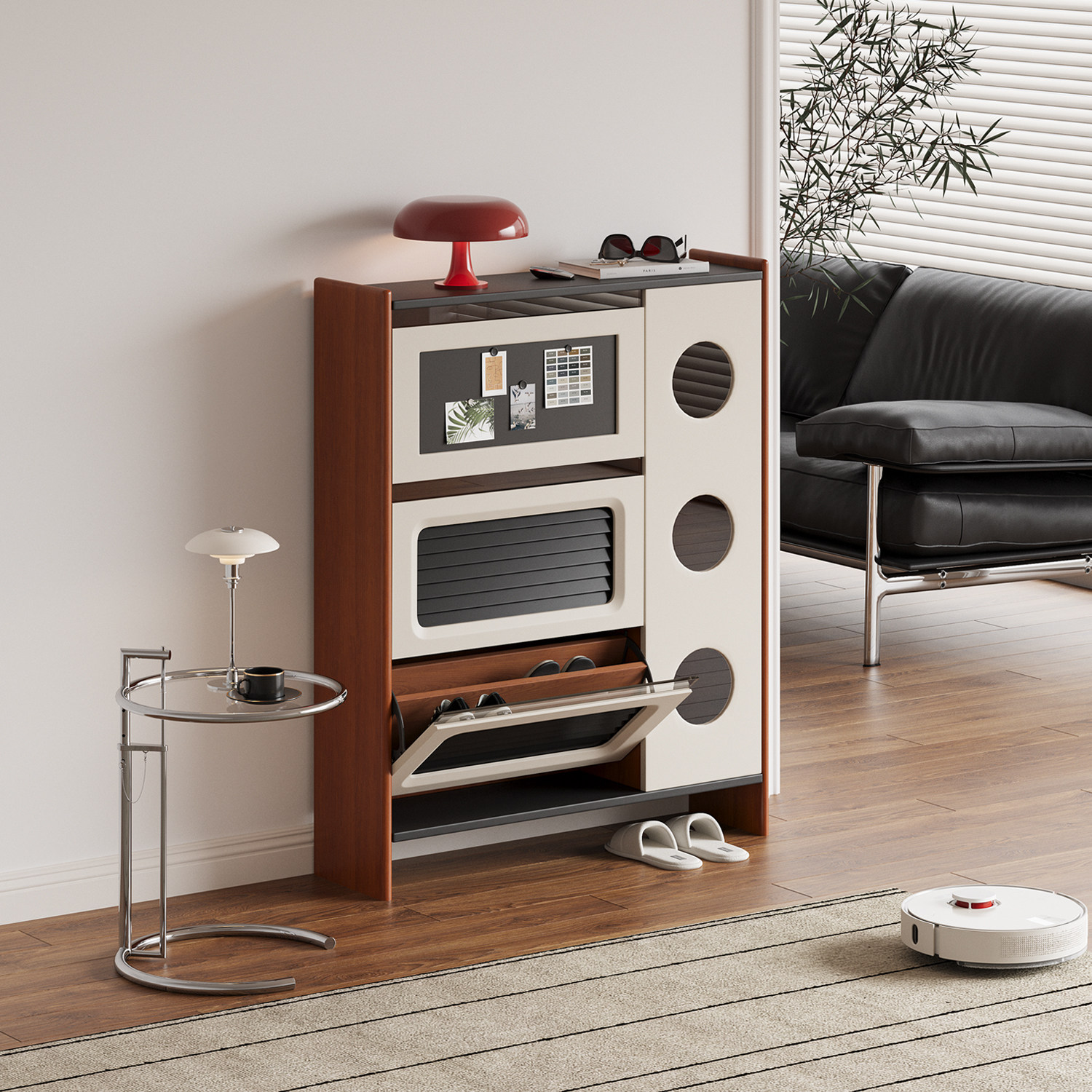 谷及简约现代艺术设计鞋柜客厅入户玄关柜鞋子收纳整理储物柜边柜,住宅家具,鞋柜,淘宝优惠券,粉丝福利购,淘宝优惠卷