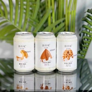 新疆酸奶膳西域腰果仁酸奶坚果巴旦木仁核桃仁320g罐装 网红爆款