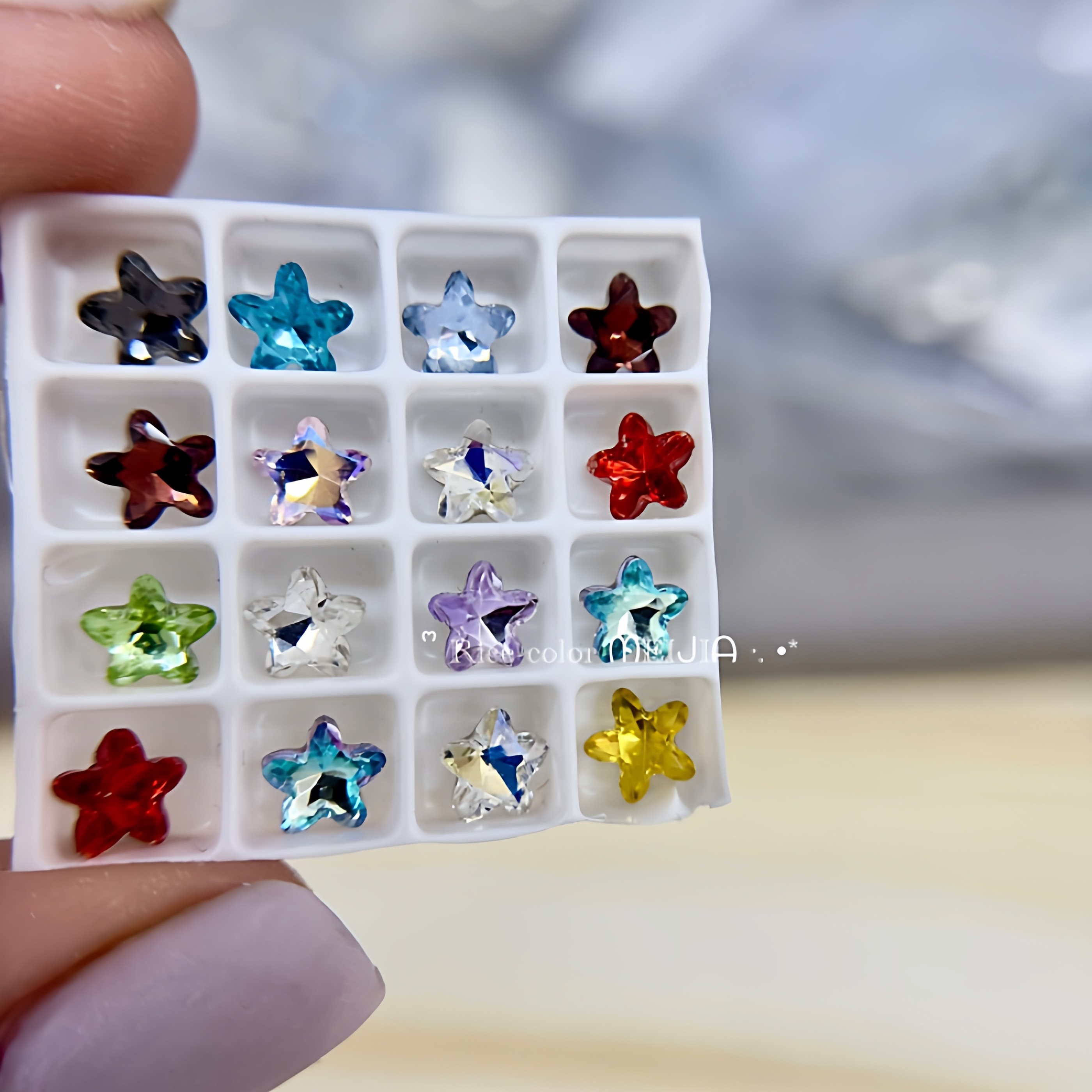 6mm五角星彩色水晶星星尖底异形指甲装饰贴钻DIY美甲配件美甲饰品,彩妆/香水/美妆工具,指甲装饰,淘宝优惠券,粉丝福利购,淘宝优惠卷