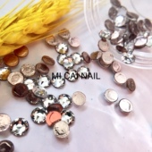 正品 清透闪耀美甲钻 烫金底001HF白钻 华子奥地利 施家钻水晶烫钻