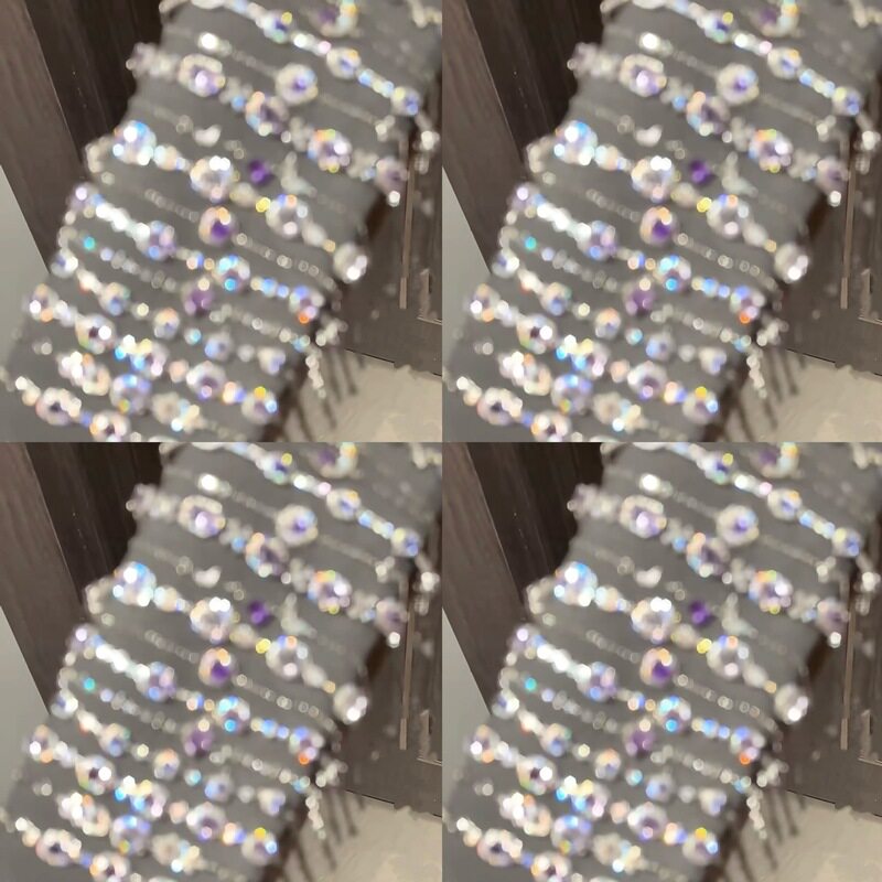 高级感轻奢锆石四瓣花手链女时尚百搭跨境手环七夕节首饰义乌配饰