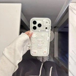 星星旋转木马适用iPhone16promax手机壳苹果13大孔14华为mate70p创意vivo小米15全包oppo红米k80荣耀70小众17