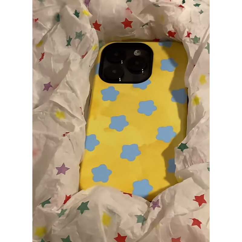 韩系小众星星菲林磨砂手机壳
