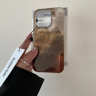 vivoppo mate60红米note13防摔小米14华为pura70荣耀200时尚 咖啡晕染适用苹果15promax手机壳iphone16 12个性