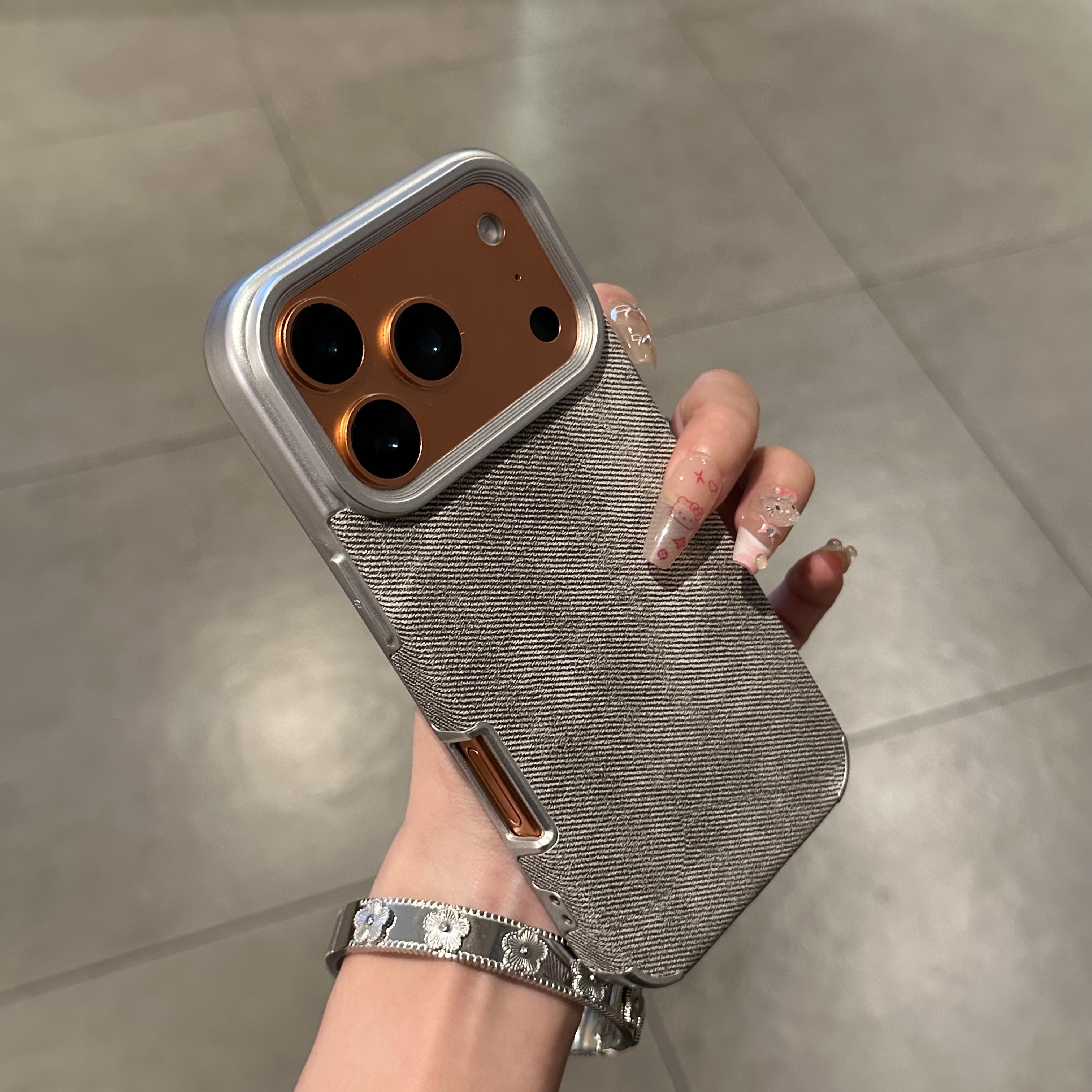 灰色牛仔纹适用iPhone17promax手机壳14苹果16pro时尚13华为mate70皮纹vivo小米15防摔oppo荣耀300男款12/11