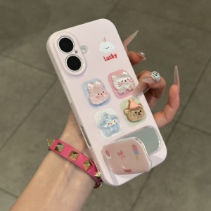 童趣少女心立体公仔菲林手机壳