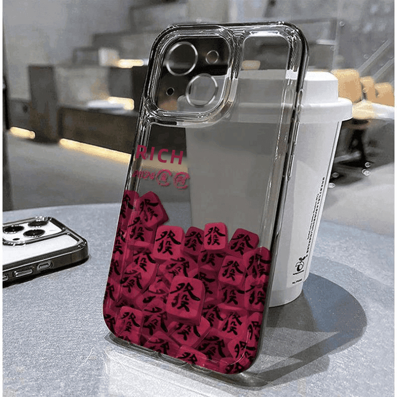 创意小众全包超薄透明手机壳防摔