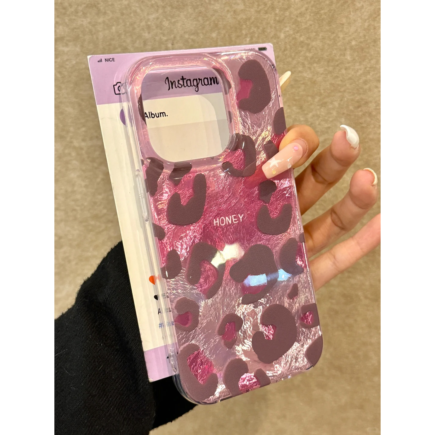 爱心豹纹适用苹果15promax手机壳iphone16pro晕染12华为mate60新款pura70/vivo小米14红米note13荣耀oppok70