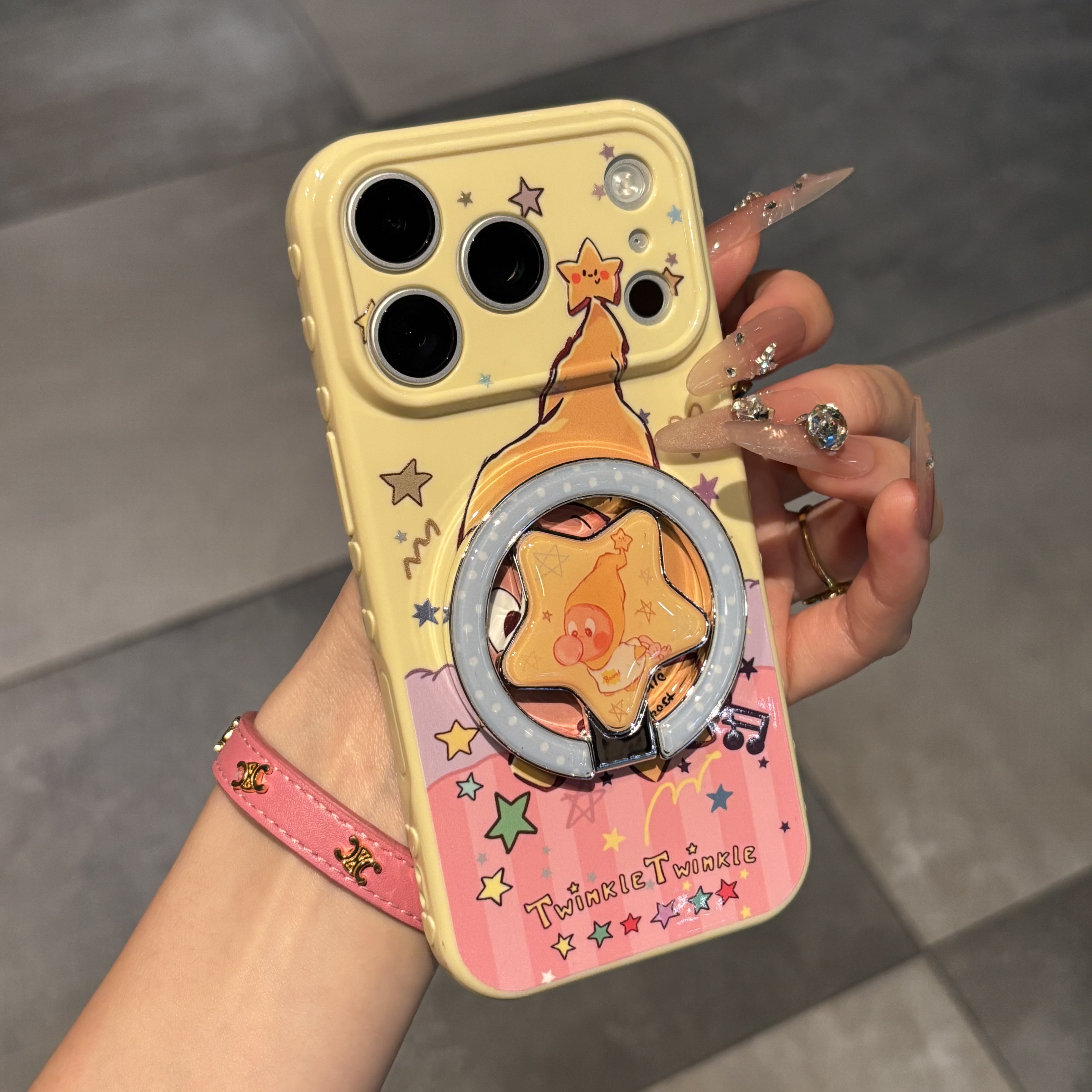 圆脸星人适用iPhone16promax手机壳苹果15华为mate80小米17pro卡通14荣耀x70镜支架OPPO13红米k90全包VIVOs50
