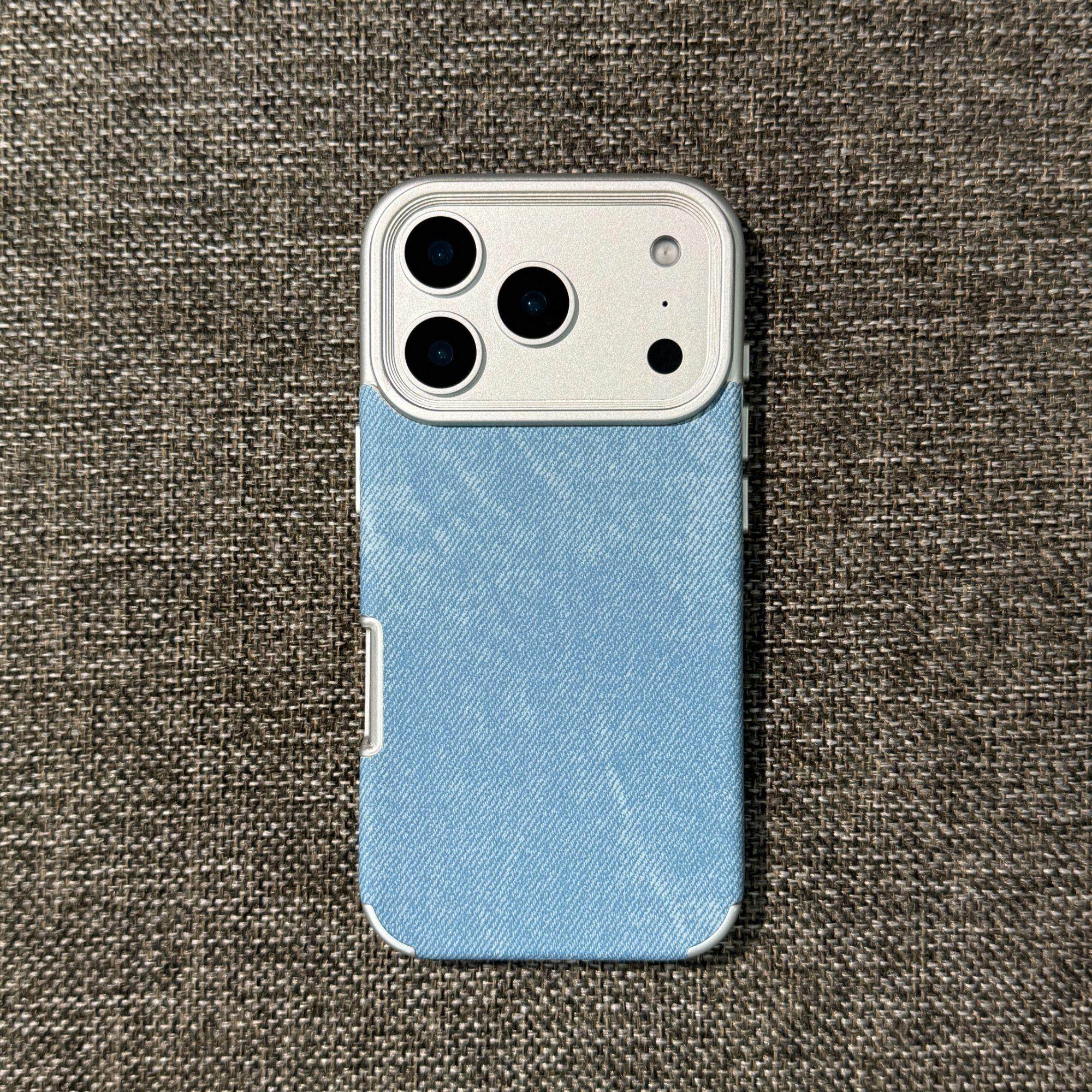 潮流牛仔纹适用iphone17promax手机壳14苹果16pro小众13华为p70男11蓝vivo小米15防摔oppo荣耀300保护套12