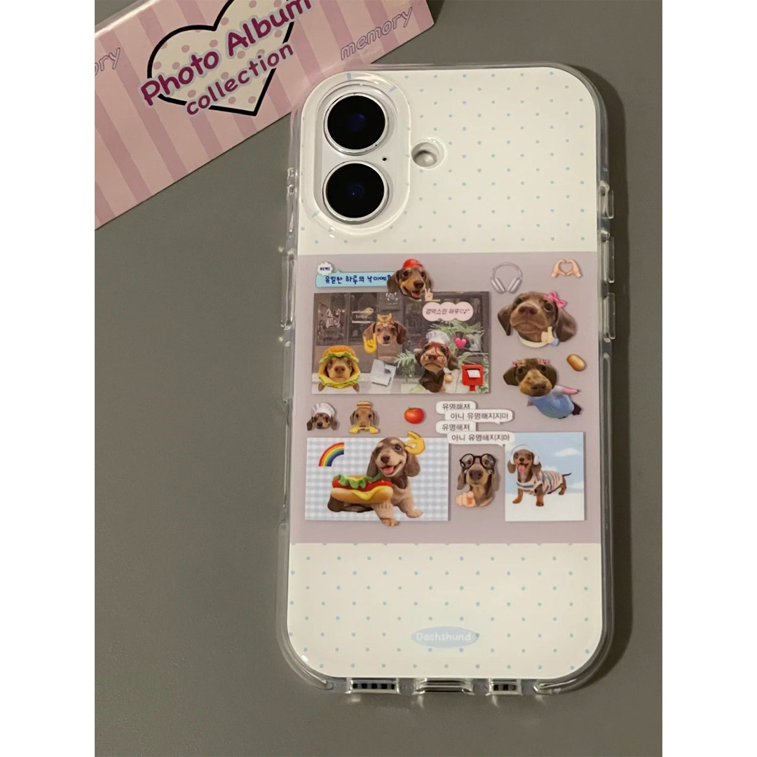 dooooog腊肠狗适用iPhone16pro手机壳13苹果15promax创意14女17华为mate60新款p70vivo小米15红米k80荣耀oppo