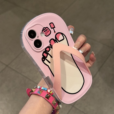 恶搞创意人字拖手机壳全包防摔