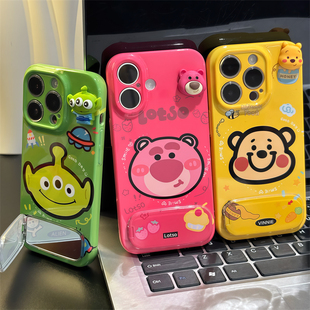 可爱动物适用iPhone16promax手机壳苹果13菲林14华为mate70卡通vivo小米15全包oppo红米k80硬壳12 p70 11新款