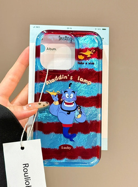 阿拉丁神灯适用苹果15promax手机壳iphone16pro复古12华为mate60新款pura70vivo小米14红米note13荣耀oppok70