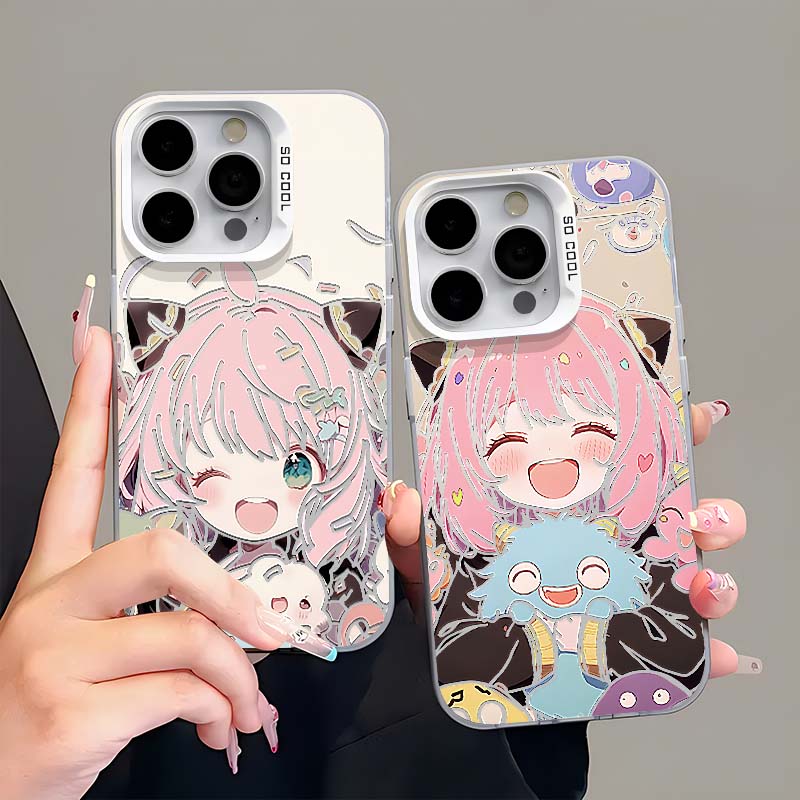阿尼亚适用苹果15pro手机壳iPhone12防摔壳新款vivox100硅胶全包小米14/13女款reno11创意oppo荣耀华为mate60