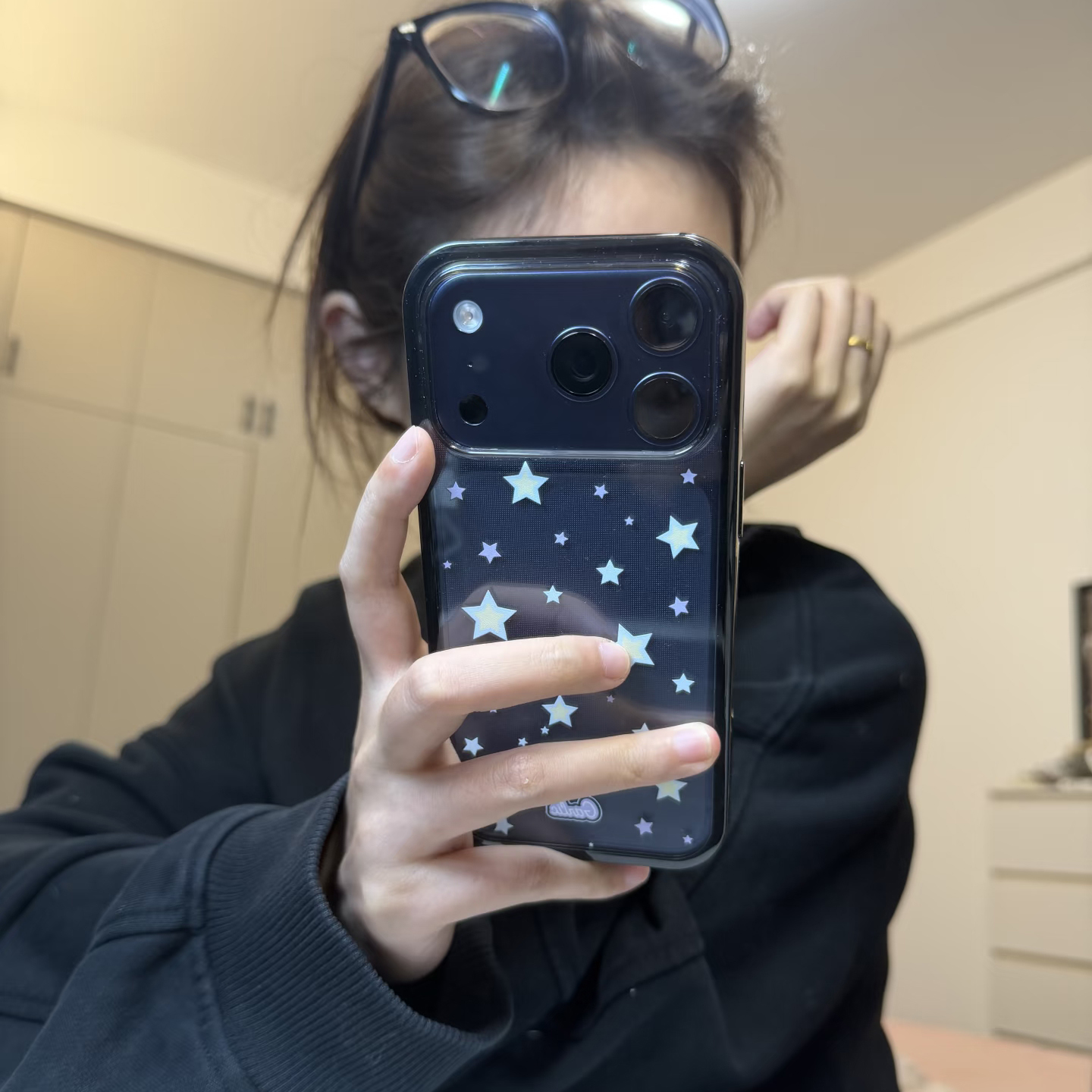 ins风星星适用苹果16promax手机壳iphone14pro新款13个性12韩系时尚11保护套17promax防摔15plus透明亚克力女