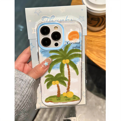 小清新全包插画超薄手机壳防摔