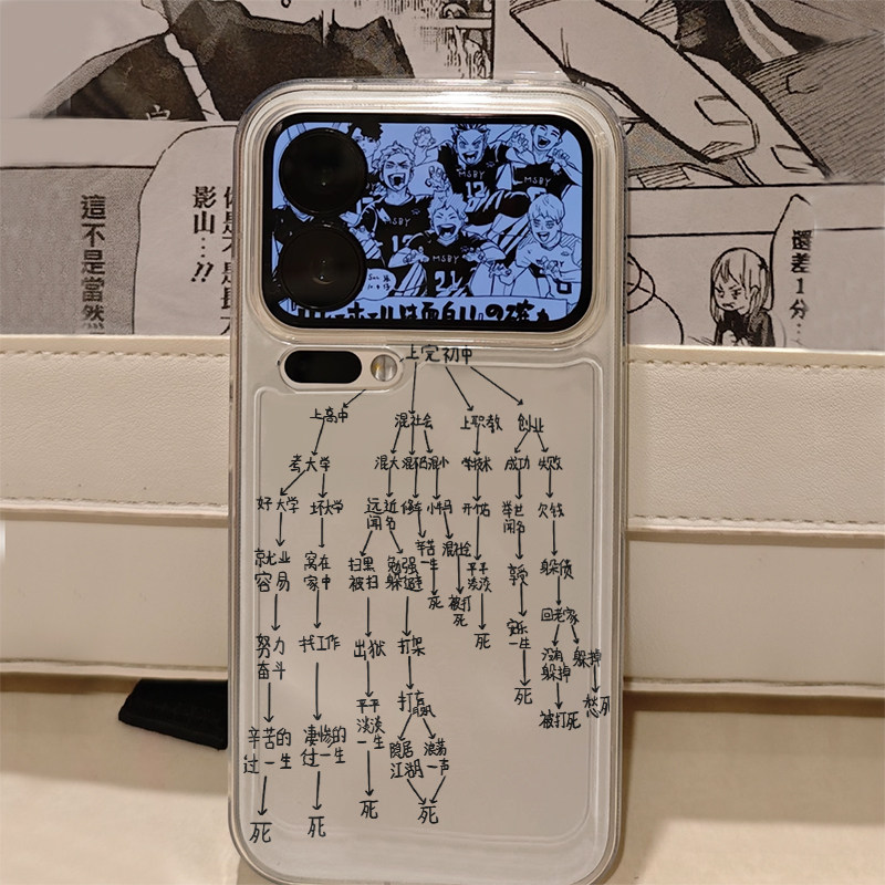 一生的归宿适用iphone16promax手机壳15苹果17透明14华为mate70pro创意vivo小米17pro全包oppo红米k80荣耀300