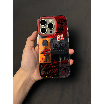 怪奇物语适用苹果15promax手机壳iphone16pro小众12华为mate60新款pura70/vivo小米14红米note13荣耀oppok70