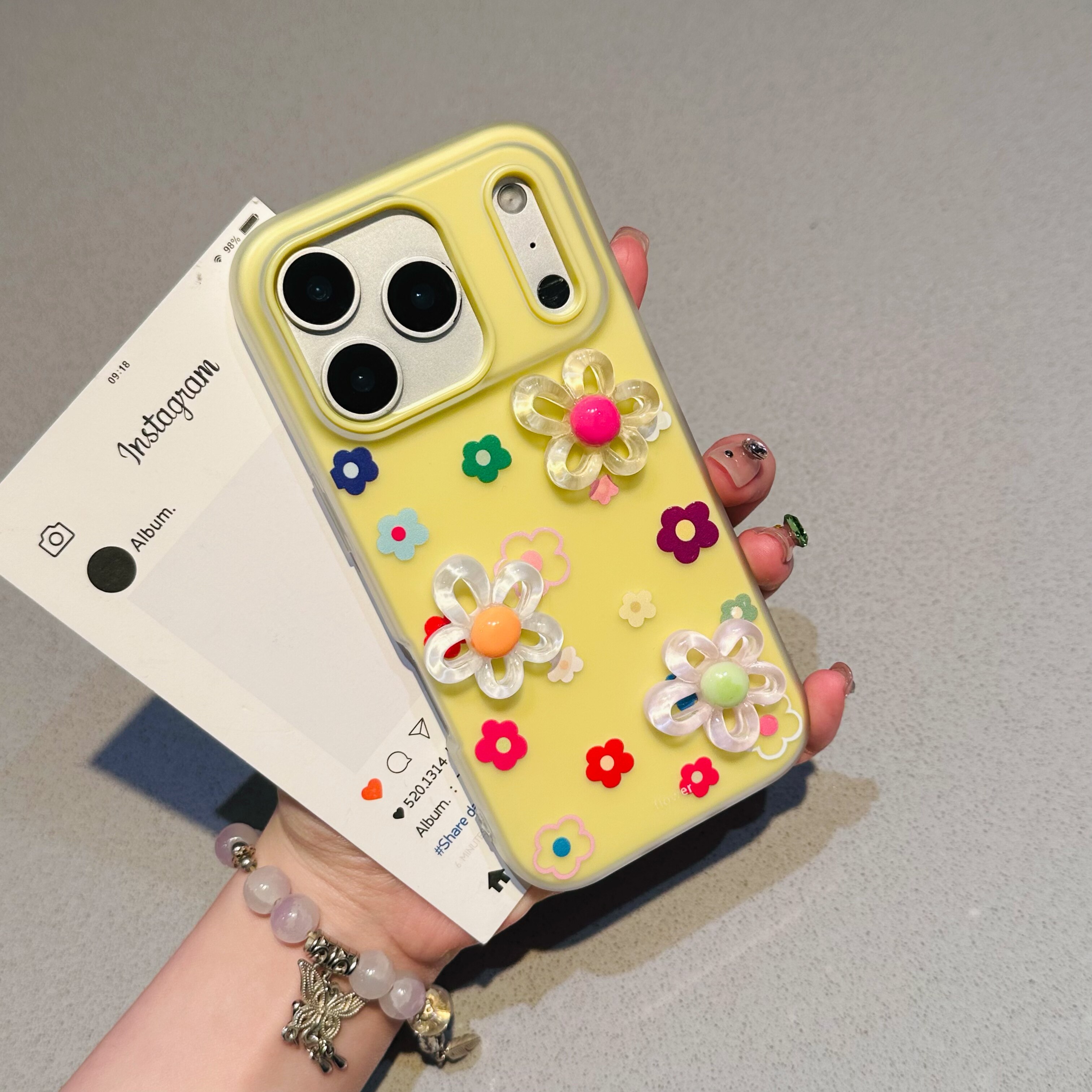 黄色花朵适用苹果17promax手机壳iphone16新款13肤感12清新14保护套15promax防摔15plus软壳小米17华为mate70