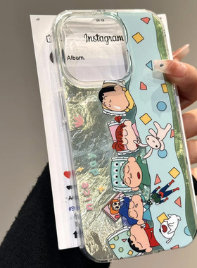 可爱卡通适用苹果15promax手机壳iphone16pro小新12华为mate60新款pura70/vivo小米14红米note13荣耀oppok70