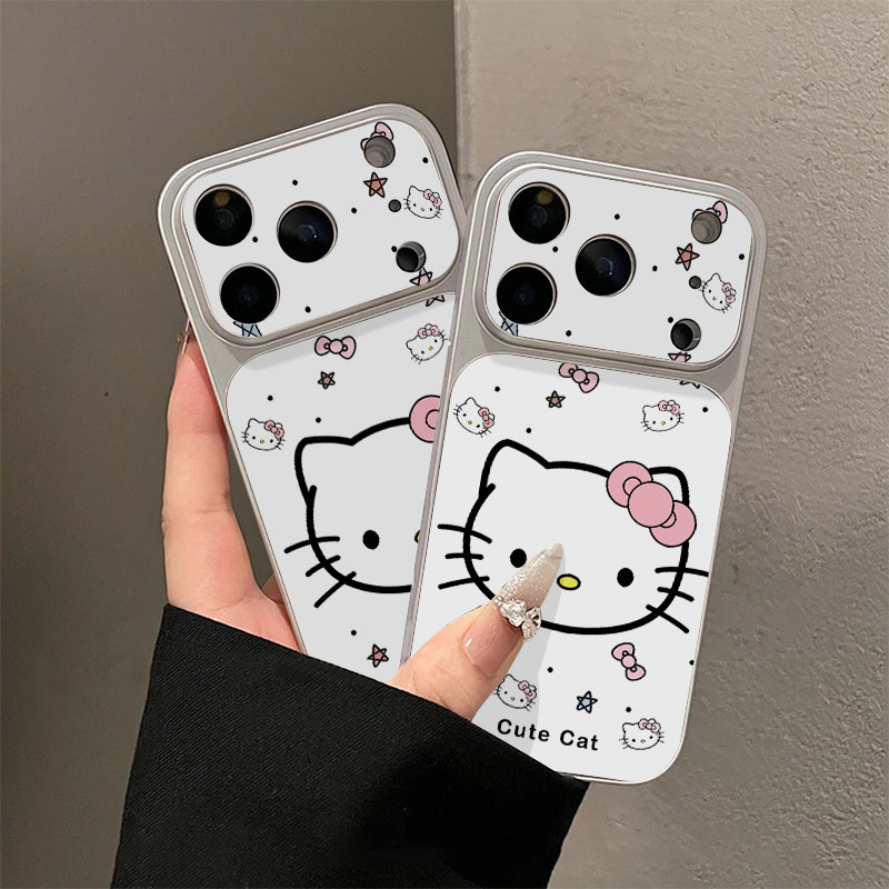 满屏可爱猫咪适用苹果16promax手机壳iphone15新款13创意12电镀壳14保护套17小米17pro华为p70荣耀oppofindx9