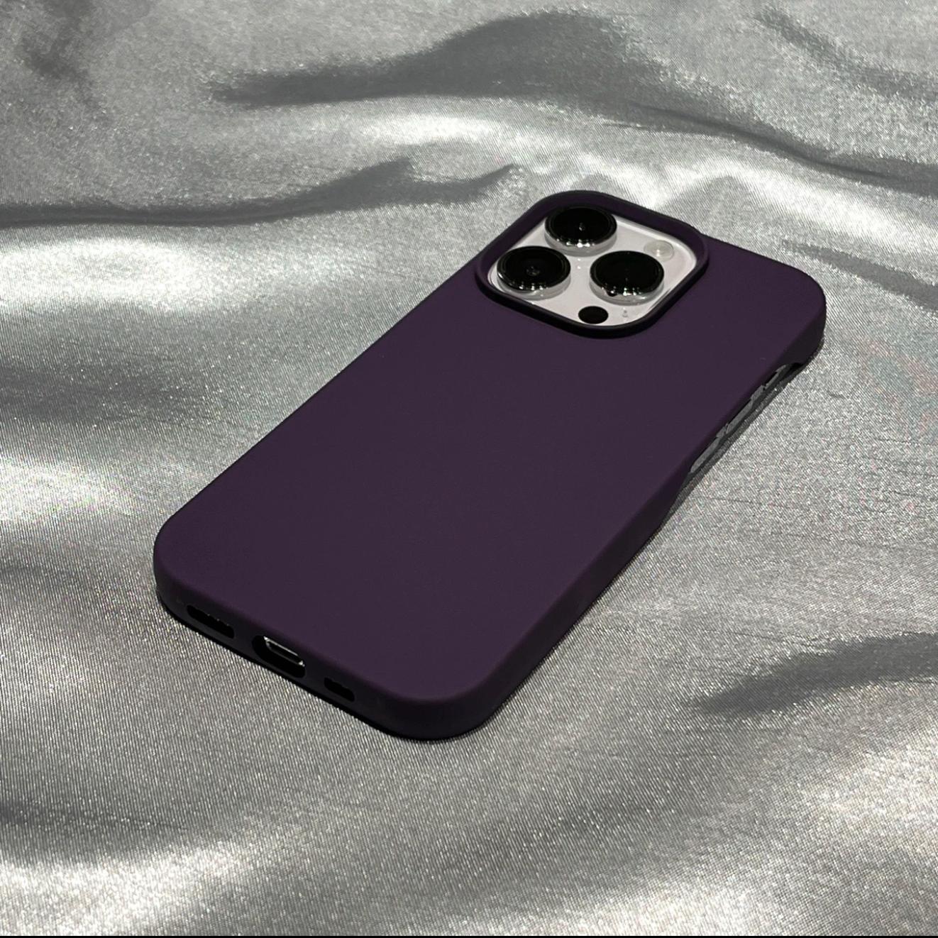 无边框纯色适用苹果15promax手机壳iphone16pro简约个性14半包软壳13女新款12大孔超薄11防摔男创意多色软套
