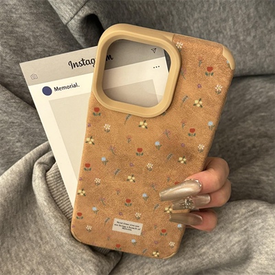 小碎花适用iphone17promax手机壳苹果16贴皮15华为p70小清新vivox200小米14防摔opporeno13壳12荣耀300美拉德