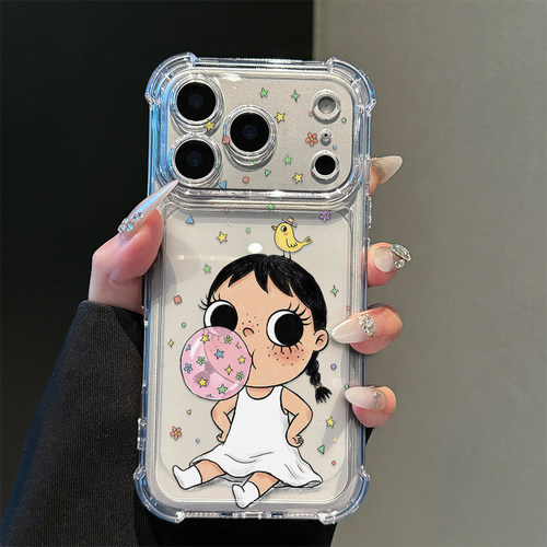 吹泡泡小玉适用iPhone17promax手机壳15苹果16pro华为mate80小米17荣耀500卡通VIVOx300防摔13OPPO红米note14