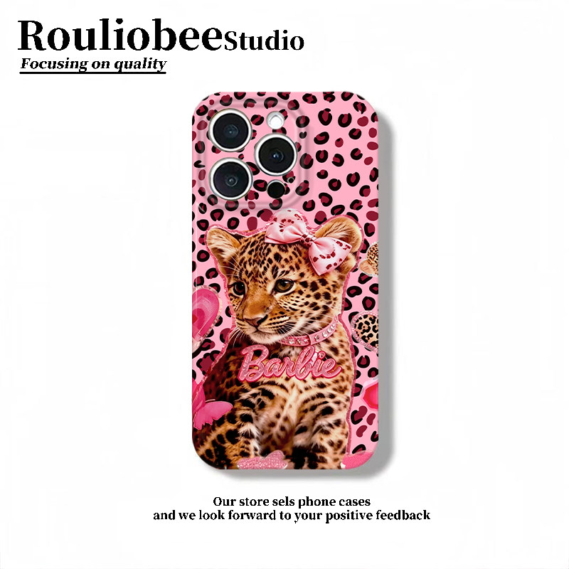 甜粉豹子适用iPhone17promax手机壳苹果16菲林华为mate80硬壳VIVOs50小米17全包oppofindx9红米k90荣耀magic8