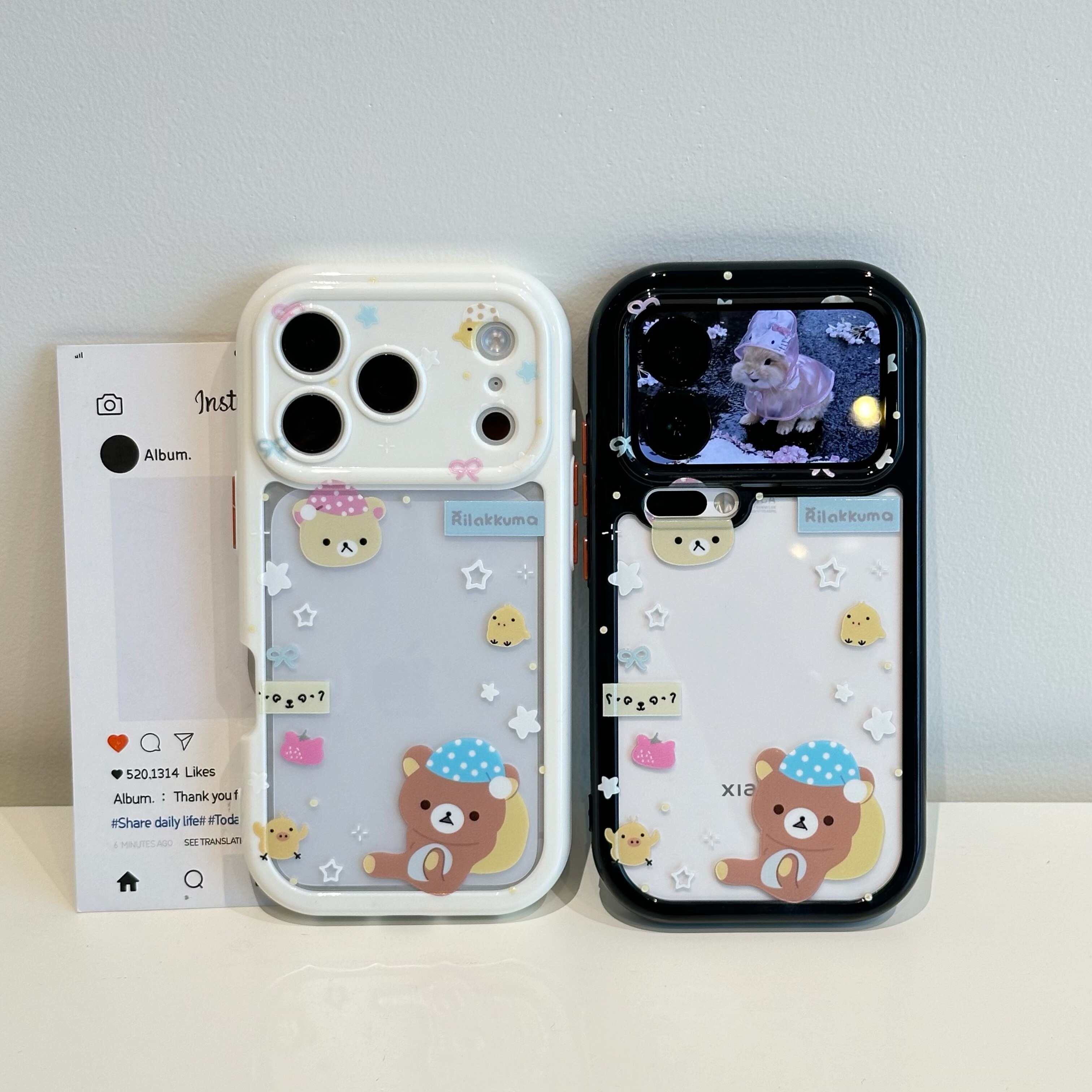 ins轻松熊适用iPhone16promax手机壳14苹果13奶油15华为mate70卡通vivox200小米17proppo红米k80荣耀300情侣