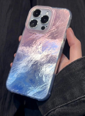晕染渐变适用苹果15promax手机壳iphone16pro小众12华为mate60新款pura70/vivo小米14红米note13荣耀oppok70