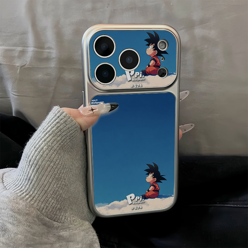 七龙珠悟空适用iPhone17promax手机壳15苹果16华为mate80卡通vivo小米17防摔oppofindx9电镀壳红米k90荣耀500