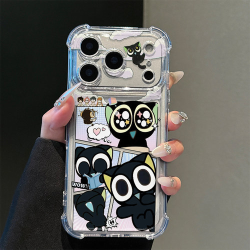 罗小黑猫咪适用iPhone18promax手机壳16苹果17pro华为mate80小米17荣耀500卡通VIVOx300防摔15OPPO红米note14
