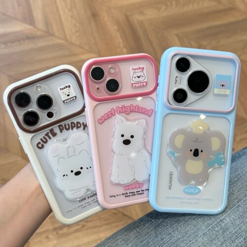 西高地适用iPhone17promax手机壳苹果16华为mate80考拉VIVOs50小米17pro全包opporeno15/14红米k90荣耀magic8