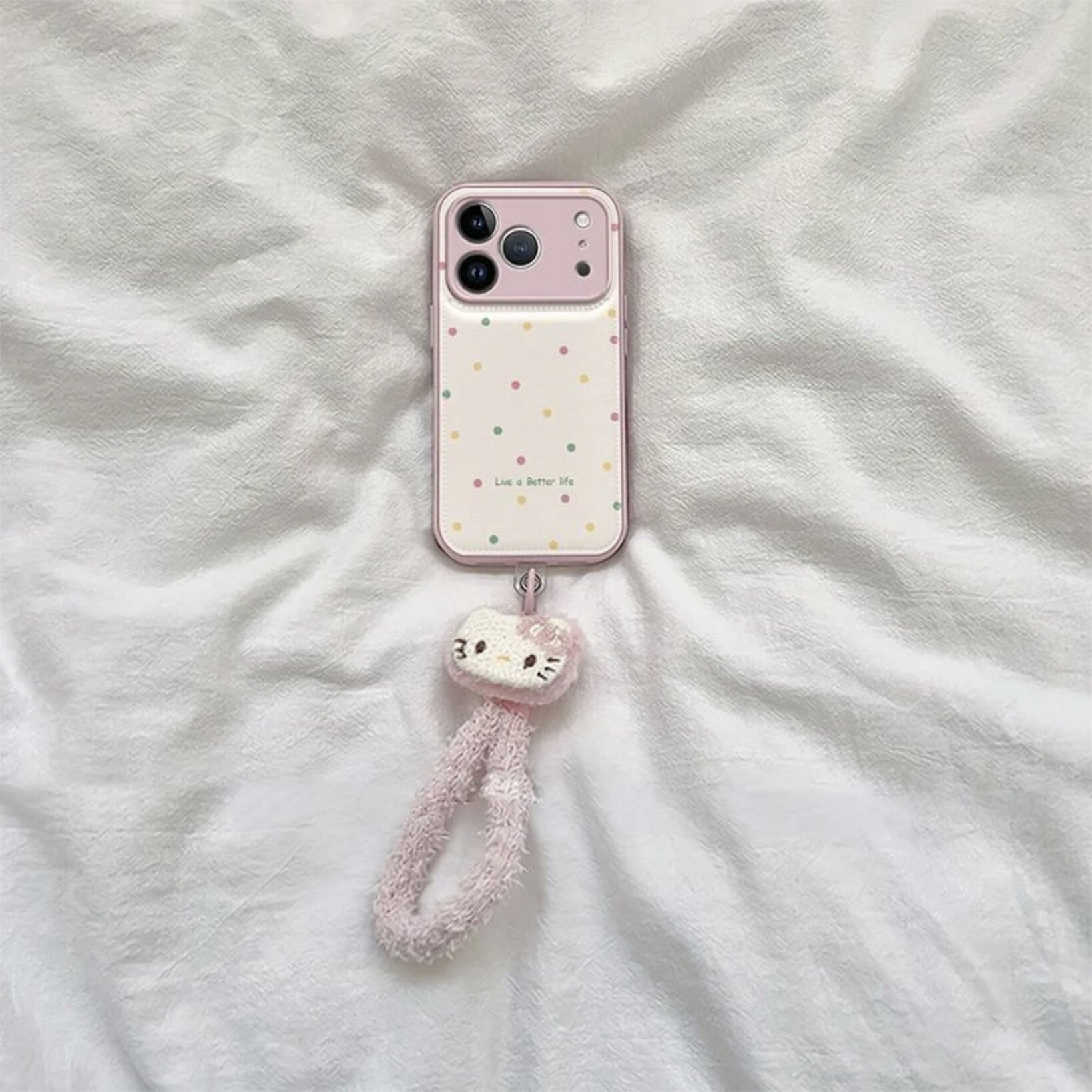 彩波点适用苹果17promax手机壳iphone16pro新款15华为p70秋冬挂绳13卡通vivooppo小米14红米k80荣耀200气垫12