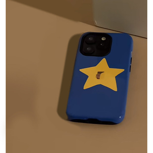 磨砂菲林星星适用苹果16pro手机壳iphone15promax可爱13华为mate60新款 12趣味vivo小米14红米k70荣耀oppo一加