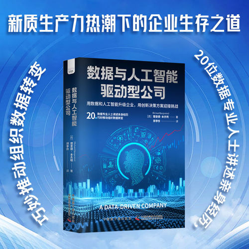 数据与人工智能驱动型公司 用数据和人工智能升级企业 20位数据专业人士讲述亲身经历 数据人工智能战略管理 管理学书籍