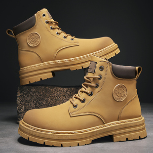 时尚防滑高帮马丁靴子鞋子