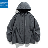 真维斯2025新款美式潮牌情侣冲锋衣夹克券后49.9元包邮