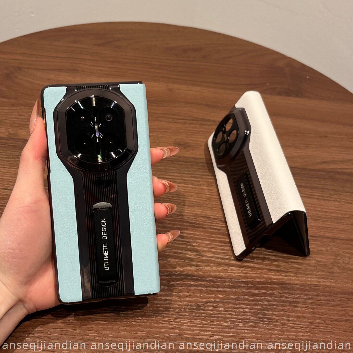 适用x7手机壳新款屏x6典藏版创意保时捷智能视窗支架翻盖皮套x5全包防摔x3保护壳男女款