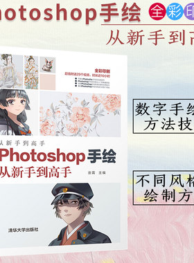 photoshop手绘全彩印刷数字