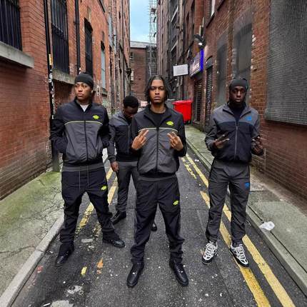 Synaworld 风欧货爆款拼色立领薄夹克男潮牌秋街头运动套装外套