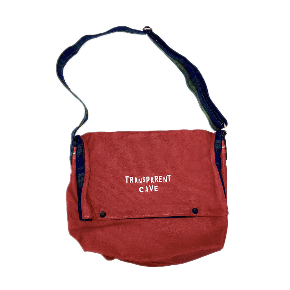 TRANSPARENT CAVE ENGLAND 메신저 숄더 크로스 메신저 백 오리지널 디자인